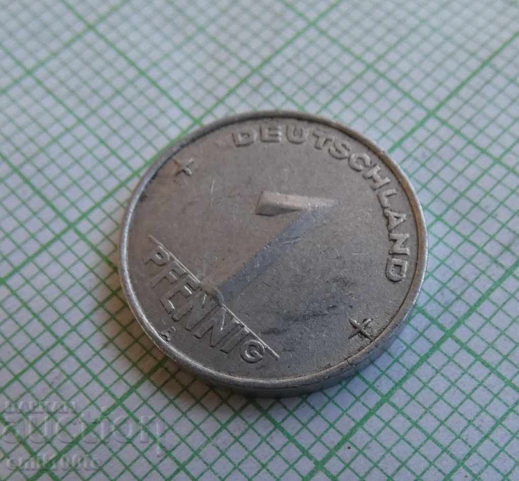 Auction 1 pfenig 1952 A GDR Auction 1 pfenig 1952 A GDR