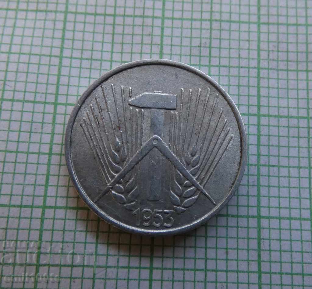 Delivery of 1 pfennig 1953 A GDR