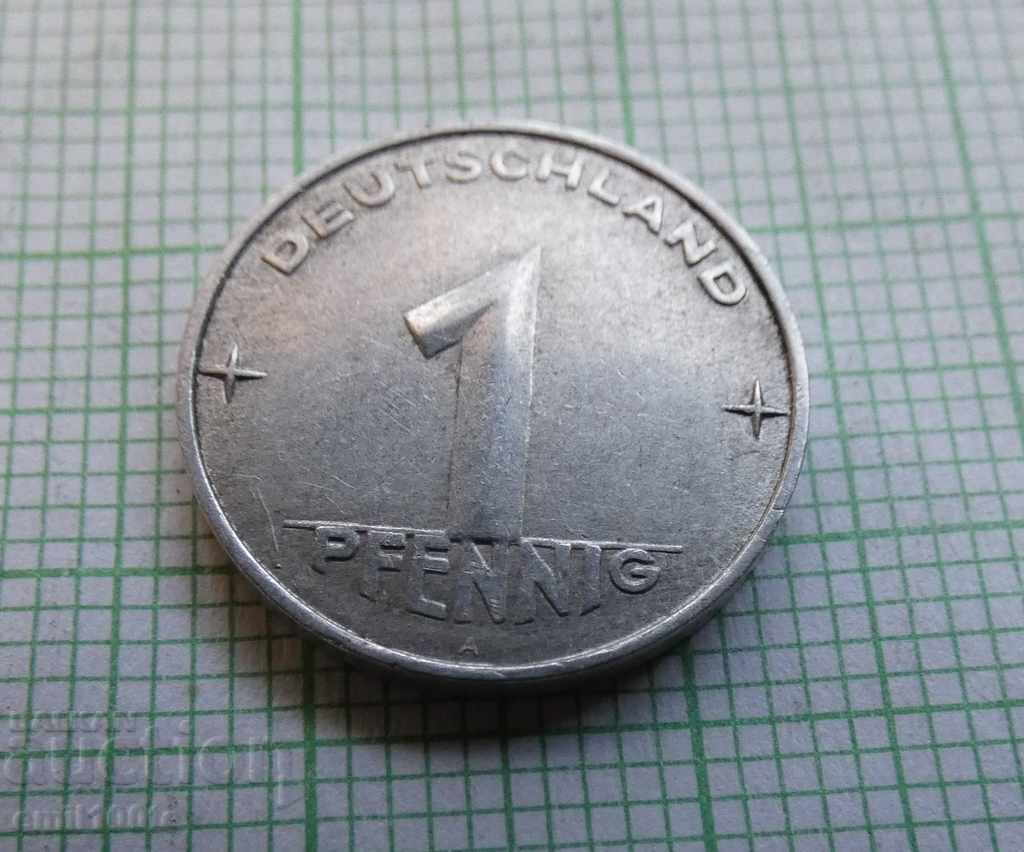 1 pfennig 1953 A GDR - 7