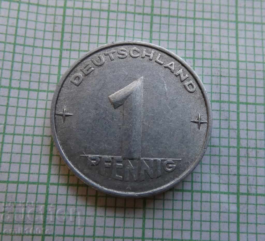 1 pfennig 1953 A GDR