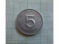 5 pfennig 1949 A GDR