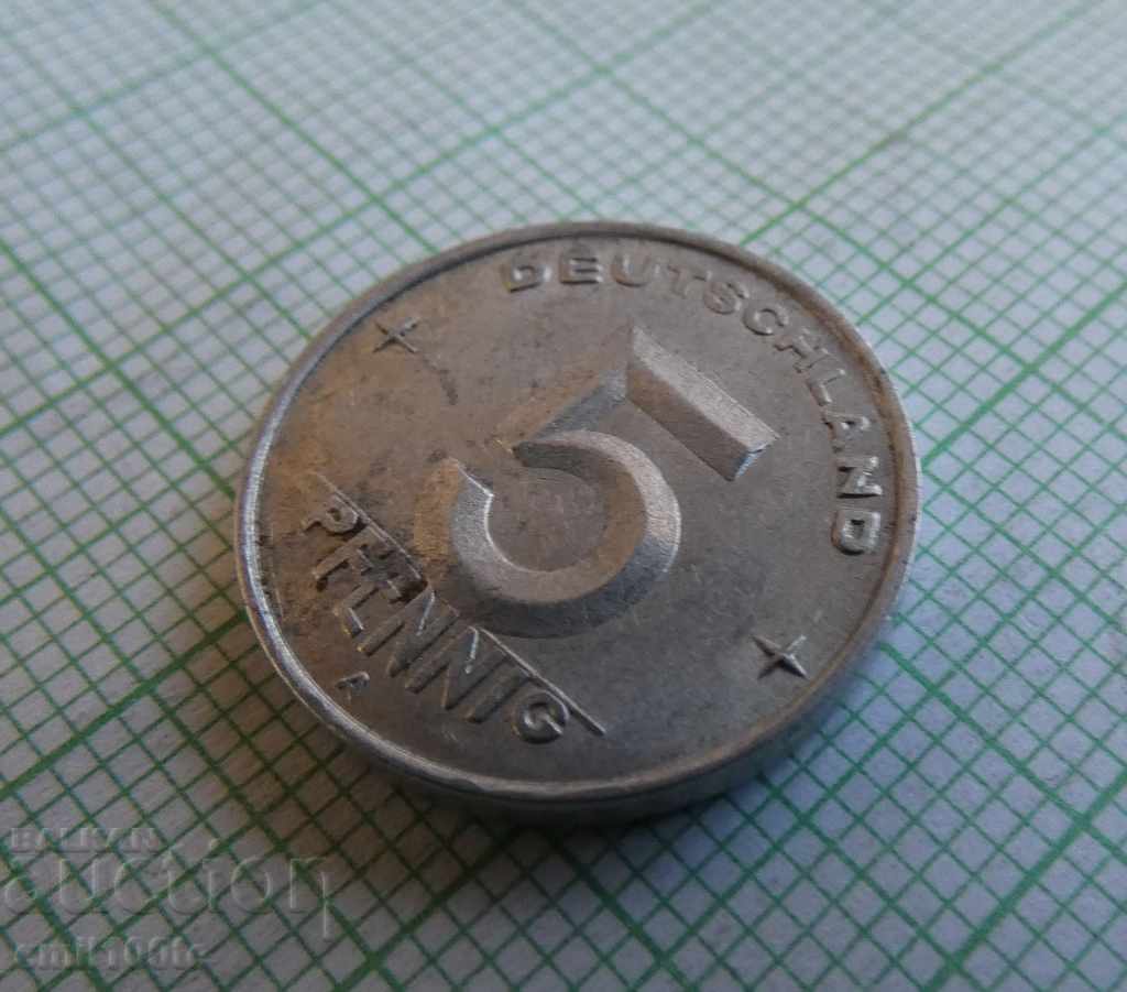 Auction 5 PF 1950 A GDR Auction 5 PF 1950 A GDR