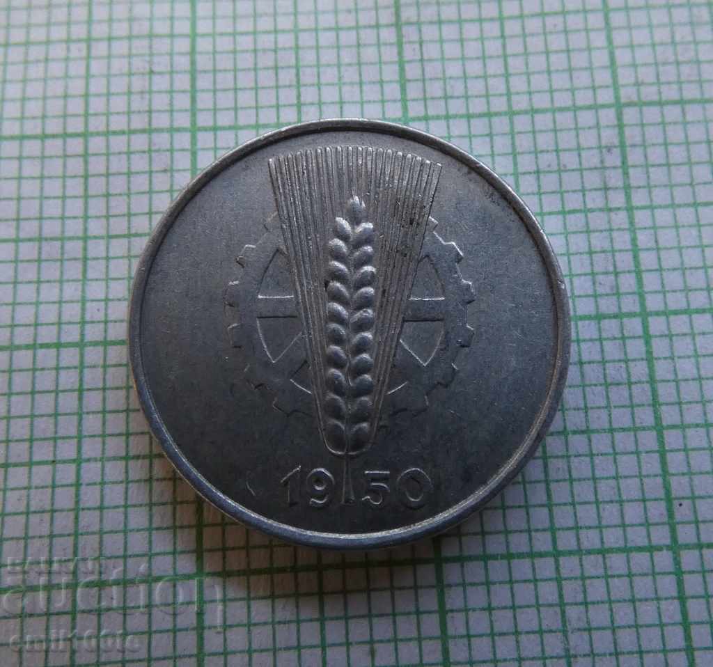 5 PF 1950 A GDR - 5 5 PF 1950 A GDR - 5