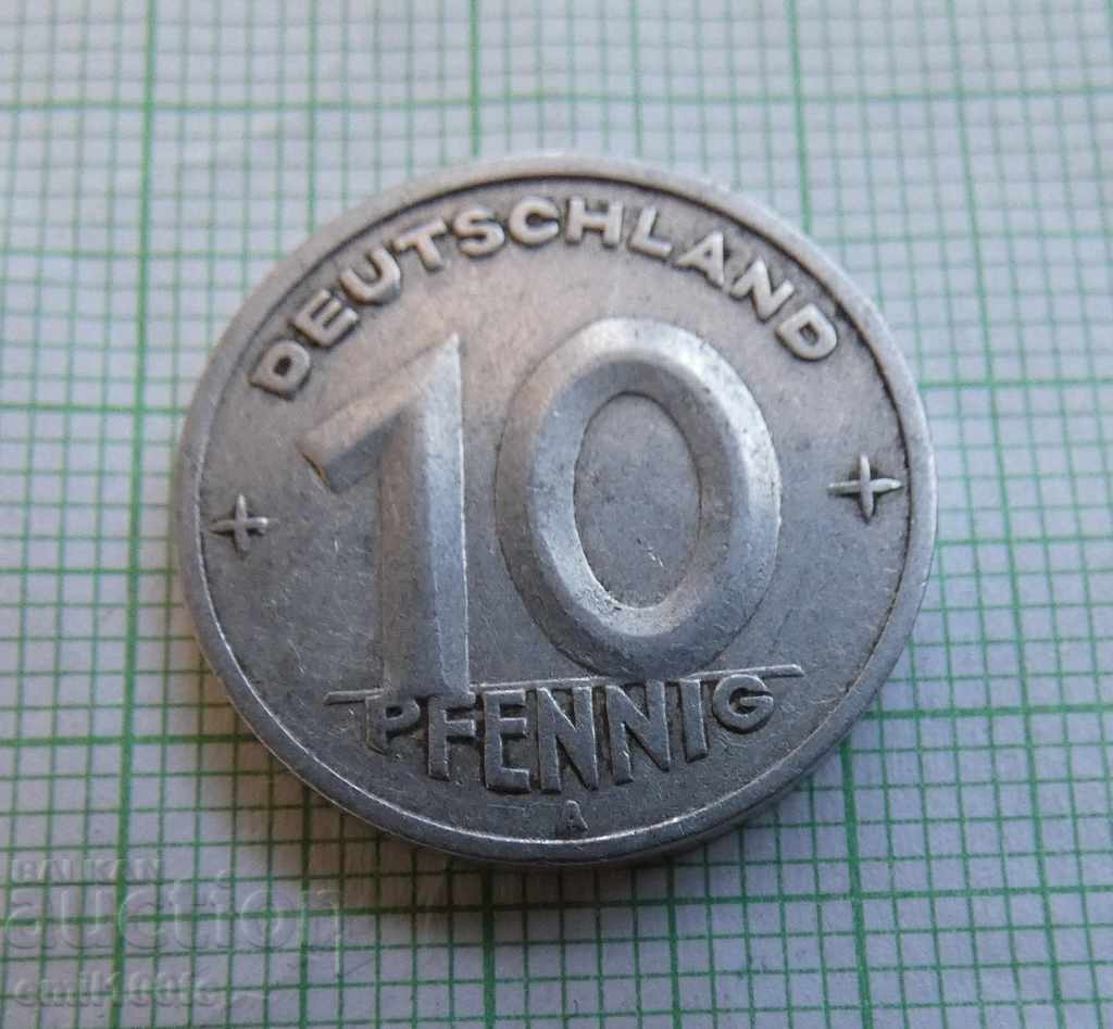 Delivery of 10 pfennig 1949 A GDR