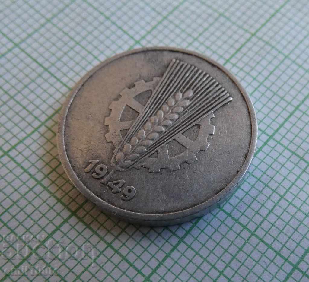 10 pfennig 1949 A GDR - 7