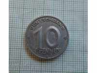10 pfennig 1949 A GDR