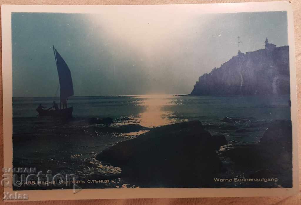 Old postcard Varna 1930s