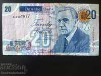 Irlanda de Nord Danske Bank £ 20 Pounds 2012 Pick 213 Ref 79