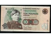 Scoția Clydesdale Bank Plc 10 Pounds 2007 Pick 226 Ref 459
