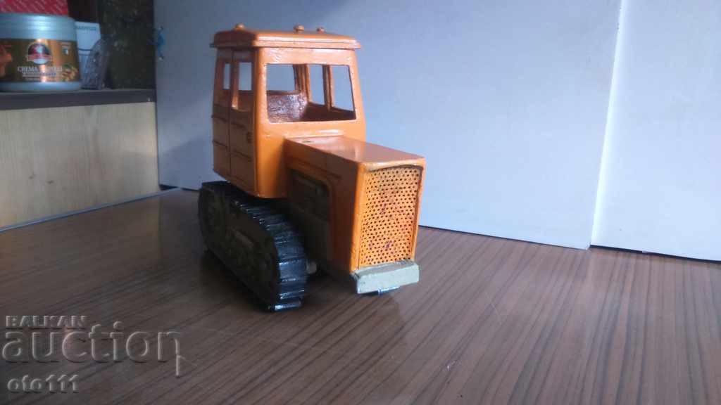 OLD ALUMINUM TOY - MODEL OF A TRACTOR