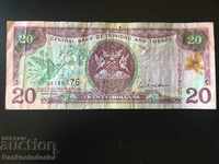 Trinidad și Tobago 20 de dolari 2002 Pick 43 Ref 6677