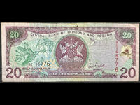 Trinidad și Tobago 20 dolari 2002 Pick 43 Ref 6677