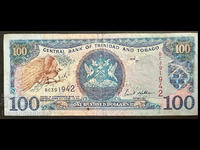 Trinidad and Tobago 100 dollars 2002 Pick 45 Ref 1942