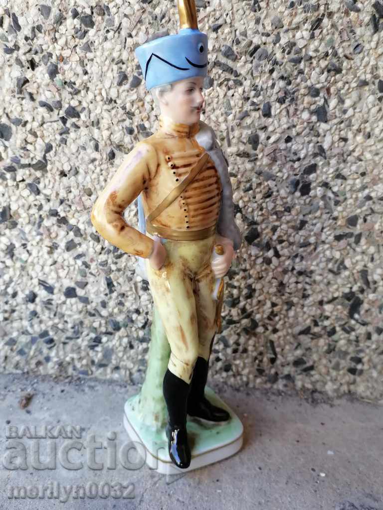 AUSTRIAN HUSSAR figure, plastic, statuette, porcelain with price 128.00 BGN | € 65.45 AUSTRIAN HUSSAR figure, plastic, statuette, porcelain with price 128.00 BGN | € 65.45