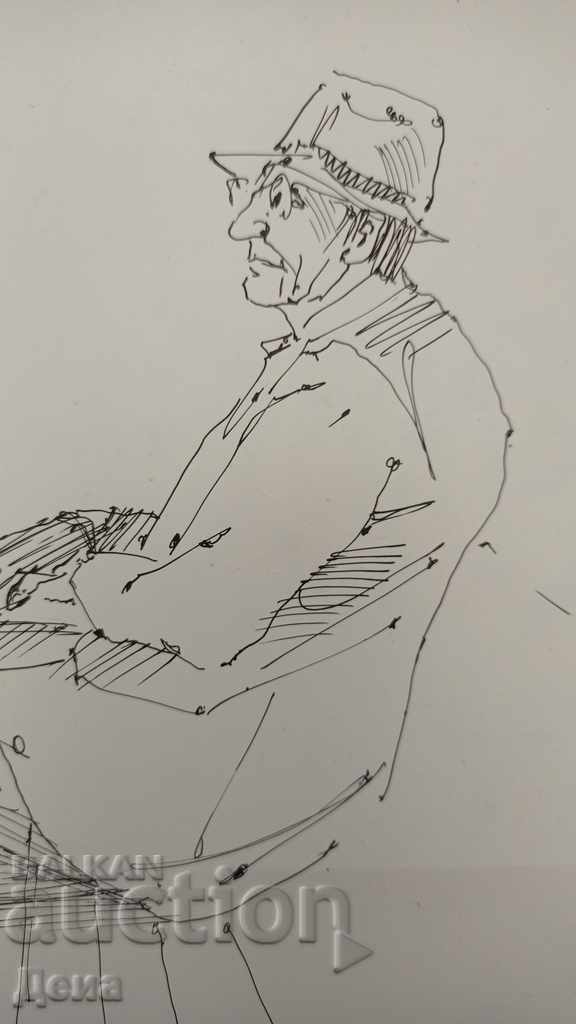 Snezhina Biserova, DRAWING with ink 1978 with price 20.00 BGN | € 10.23 Snezhina Biserova, DRAWING with ink 1978 with price 20.00 BGN | € 10.23