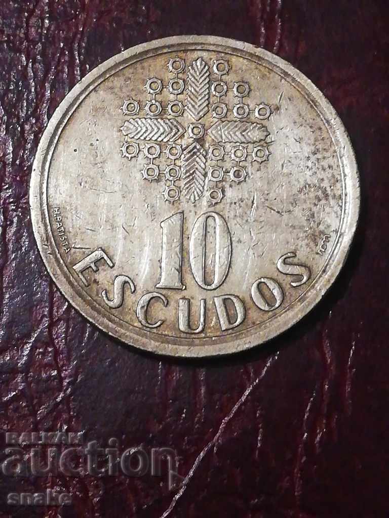 Portugalia 10 Escudo 1998