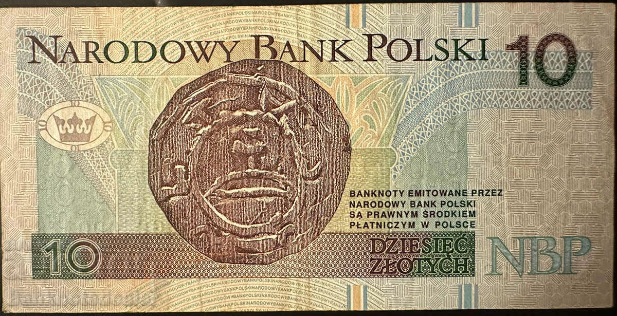 Poland 10 Zlotych 1994 Pick 173a Ref 0378 with price 8.00 BGN | € 4.09 Poland 10 Zlotych 1994 Pick 173a Ref 0378 with price 8.00 BGN | € 4.09