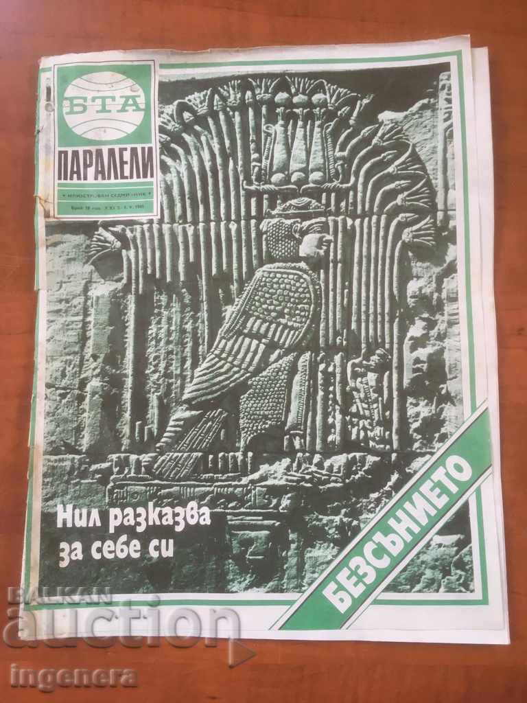СПИСАНИЕ БТА ПАРАЛЕЛИ-18/1985