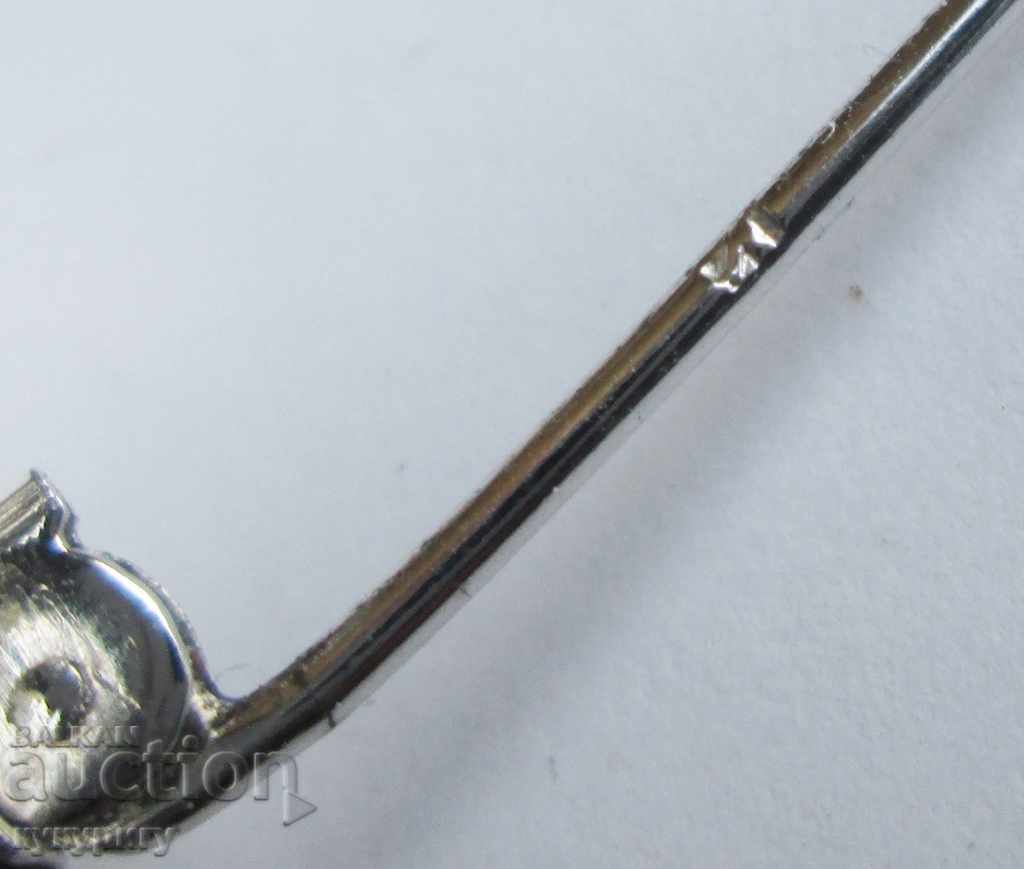 Auction  Author's women's brooch needle with stones "Bird"