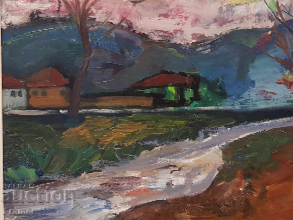 Delivery of Oil by Ani Tringova - daughter of Konstantin Tringov - Landscape Delivery of Oil by Ani Tringova - daughter of Konstantin Tringov - Landscape