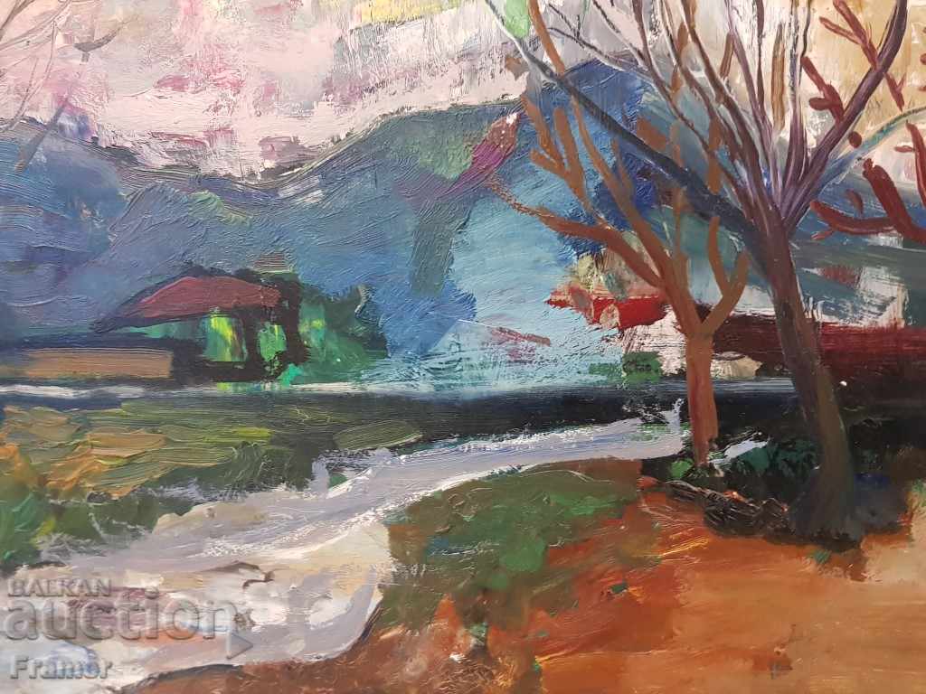 Oil by Ani Tringova - daughter of Konstantin Tringov - Landscape - 6 Oil by Ani Tringova - daughter of Konstantin Tringov - Landscape - 6