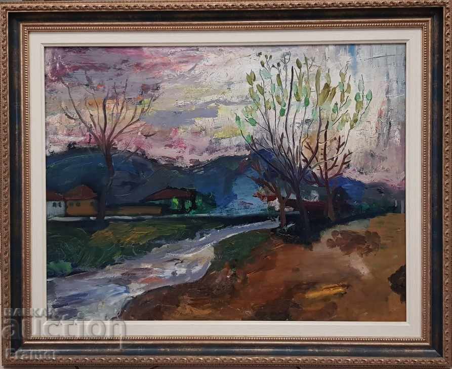 Oil by Ani Tringova - daughter of Konstantin Tringov - Landscape