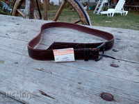 A leather belt