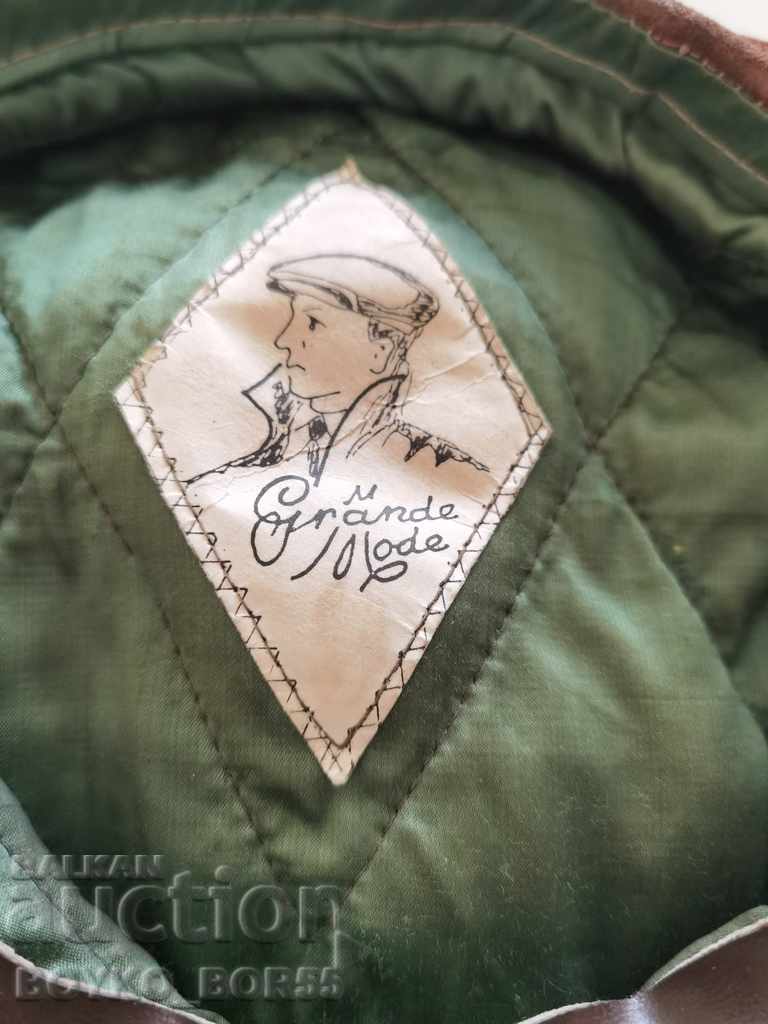 Auction  Authentic Leather Cap 30s of the 20th century M Grande Mode
