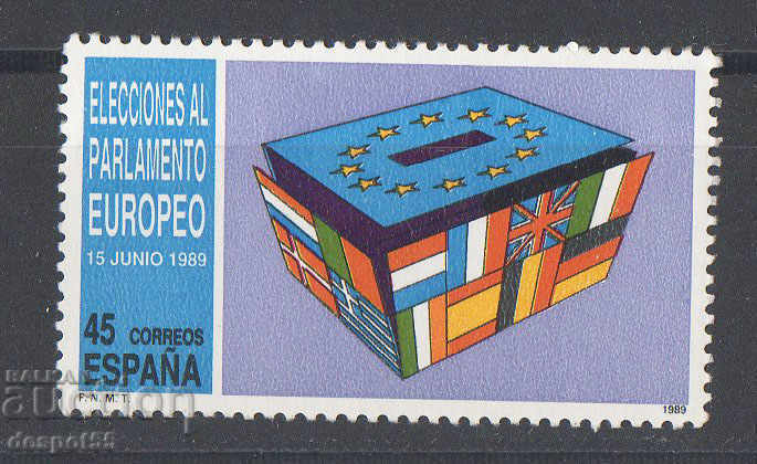 1989. Spania. Al treilea alegeri pentru Parlamentul European.