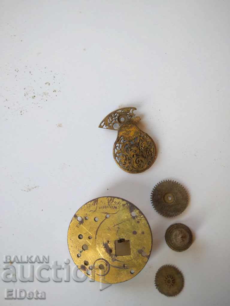 Gold-plated parts of a watch - 5 Gold-plated parts of a watch - 5