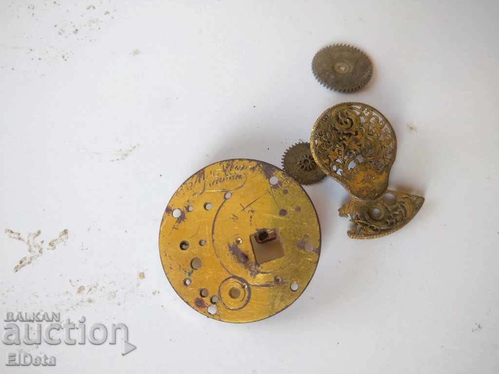 Gold-plated parts of a watch - 6 Gold-plated parts of a watch - 6