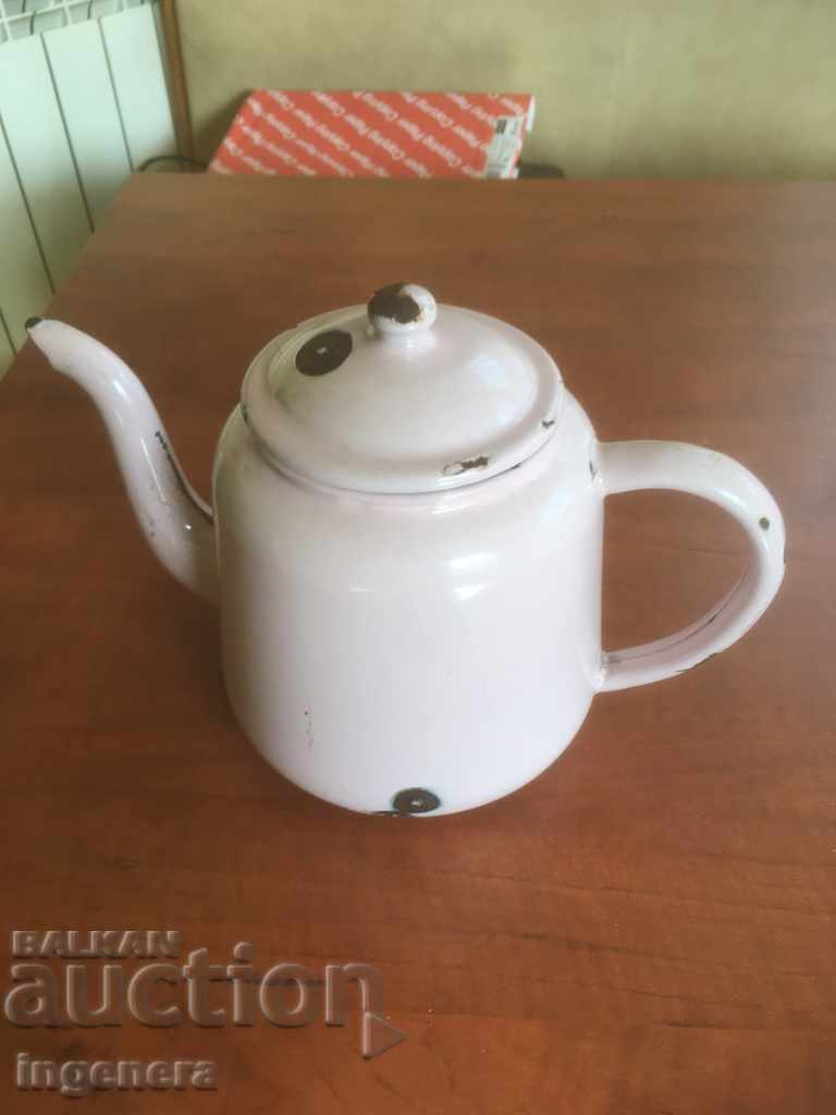 TEAPOT COURT ENAMELED FOR INTERIOR with price 5.00 BGN | € 2.56 TEAPOT COURT ENAMELED FOR INTERIOR with price 5.00 BGN | € 2.56