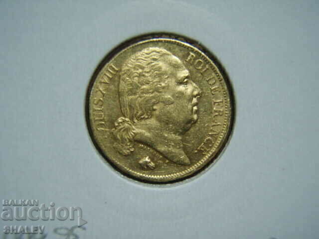 20 franci 1817 L Franța (20 franci Franța) - AU (aur) - 7