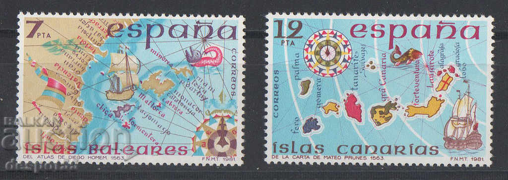 1981. Ισπανία. Ισπανικά νησιά.