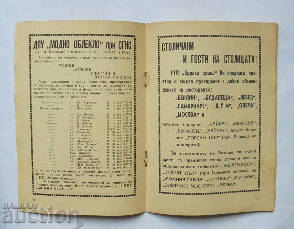 Auction Program Motocross 1965 Belgrade Bucharest Sofia DOSO Auto-moto Auction Program Motocross 1965 Belgrade Bucharest Sofia DOSO Auto-moto