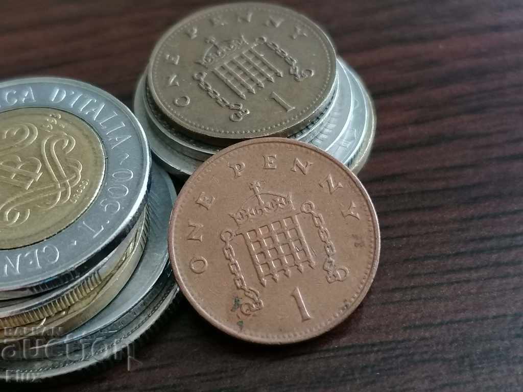 Monedă - Marea Britanie - 1 bănuț 1997