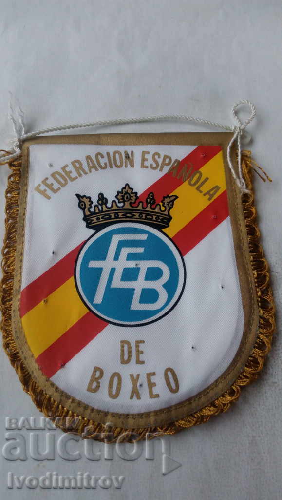 Flag of the Spanish Federation of Boxeo with price 3.45 BGN | € 1.76