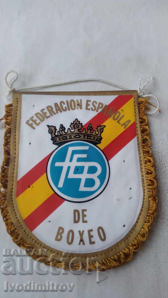 Σημαία της Ισπανικής Ομοσπονδίας Boxeo