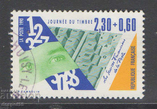 1990. France. Postage stamp day.
