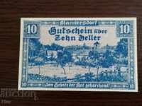 Banknote - Austria - 10 UNC 1920