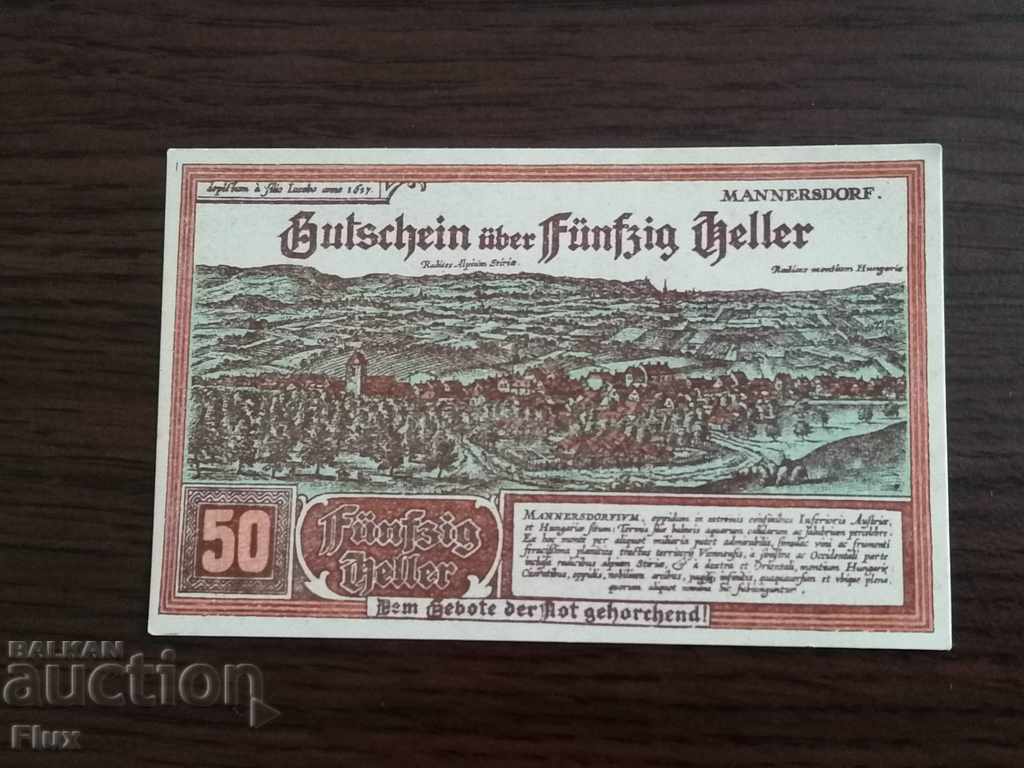 Banknote - Austria - 50 UNC 1920