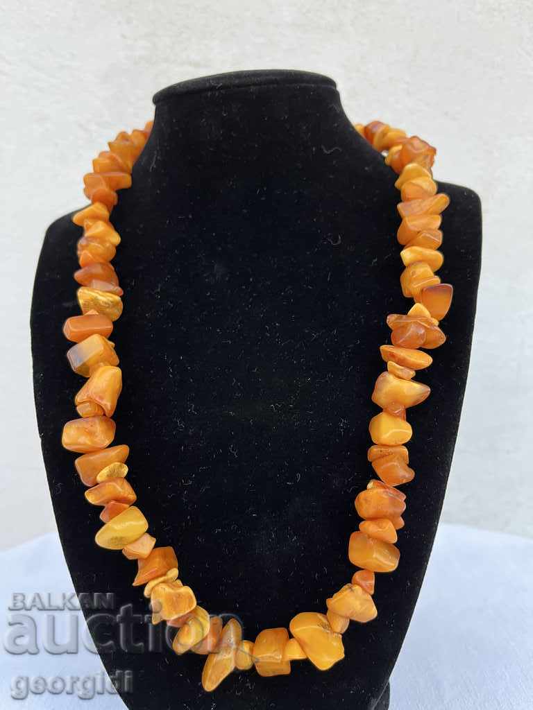Necklace / necklace made of natural amber. №1121