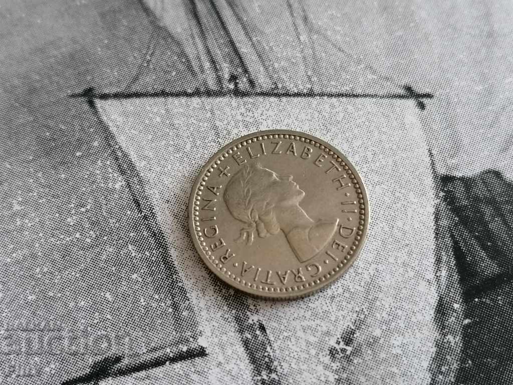 Monedă - Marea Britanie - 6 pence | 1962 cu preț € 1.00 | 1.96 BGN Monedă - Marea Britanie - 6 pence | 1962 cu preț € 1.00 | 1.96 BGN