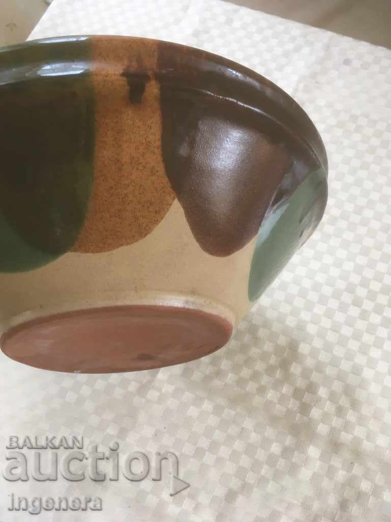 Delivery of CERAMIC PANICA BOWL SAVED FROM THE 1950s Delivery of CERAMIC PANICA BOWL SAVED FROM THE 1950s