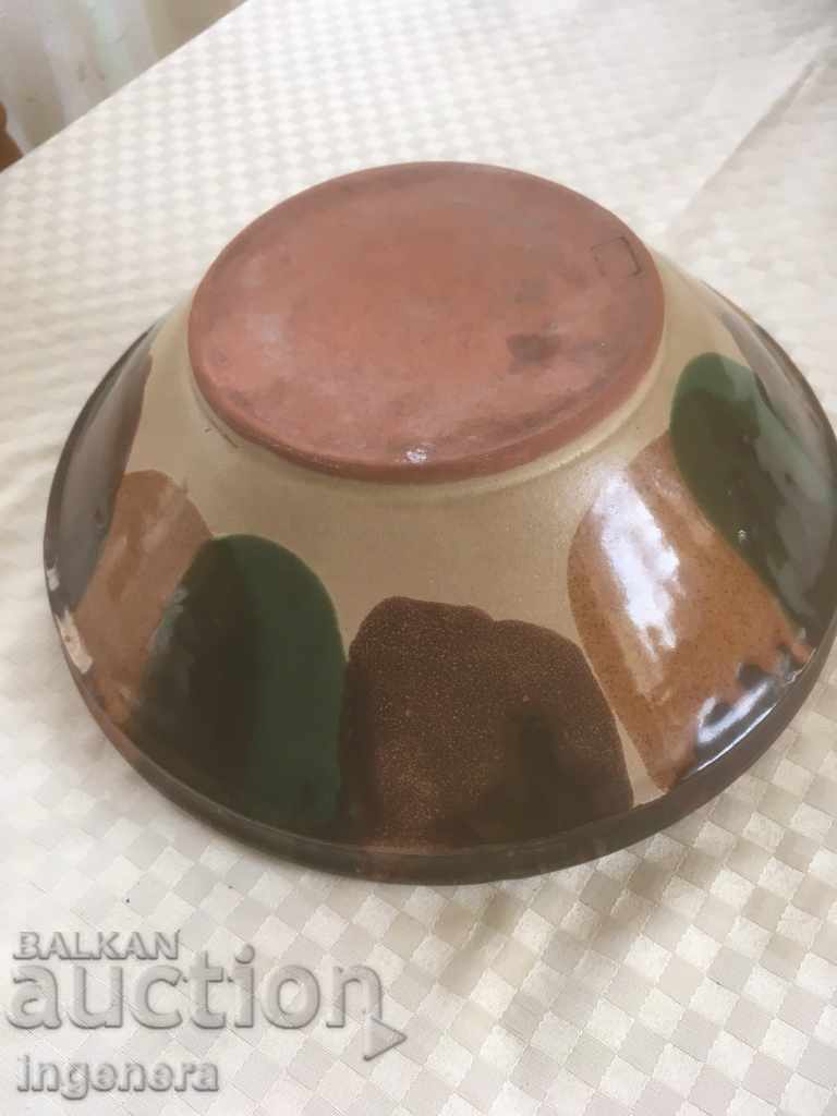 CERAMIC PANICA BOWL SAVED FROM THE 1950s - 5 CERAMIC PANICA BOWL SAVED FROM THE 1950s - 5