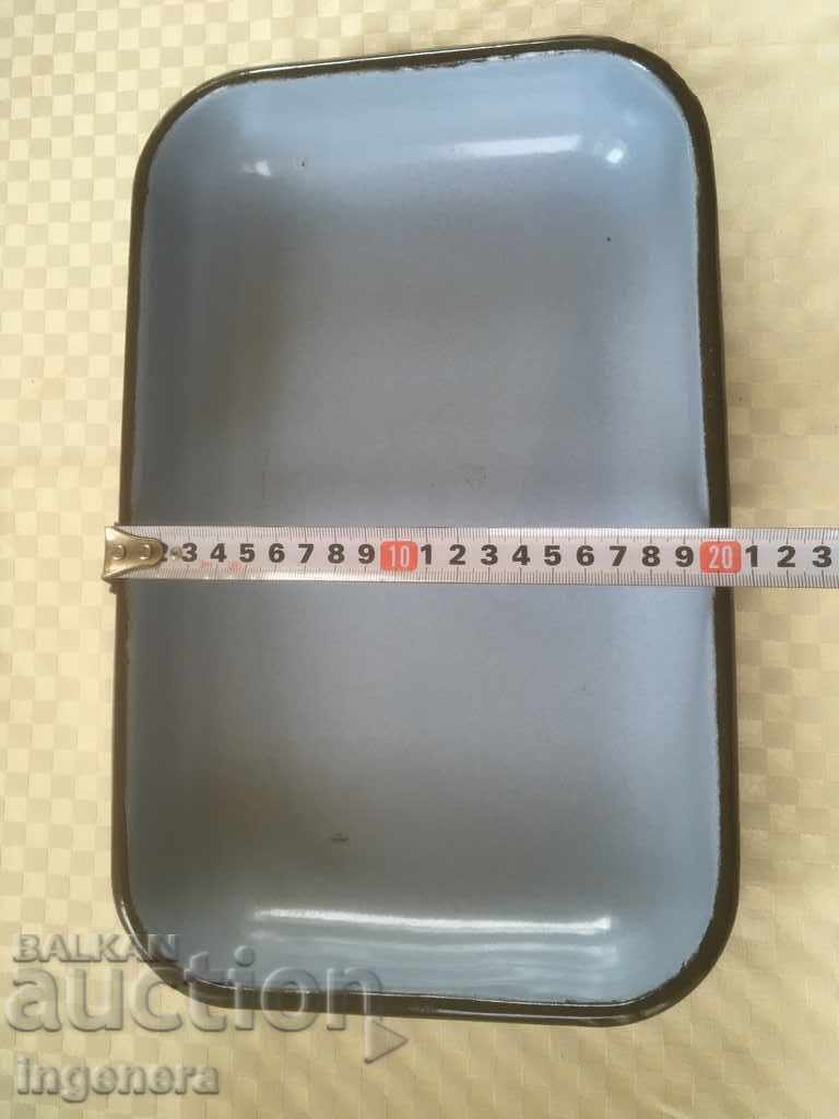 TRAY ENAMELED TRAY FROM THE 60's with price 19.00 BGN | € 9.71 TRAY ENAMELED TRAY FROM THE 60's with price 19.00 BGN | € 9.71