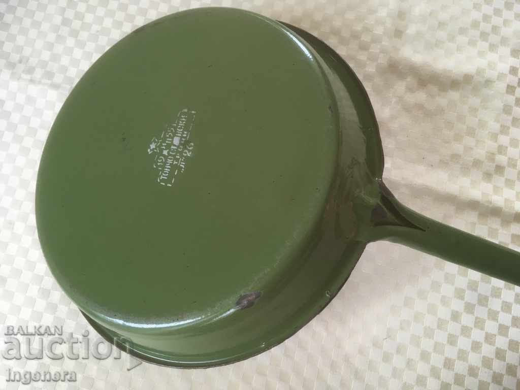 PAN ENAMELED TONCHO-TONCHO STAEVSKI TROYAN FROM THE 60S - 5 PAN ENAMELED TONCHO-TONCHO STAEVSKI TROYAN FROM THE 60S - 5