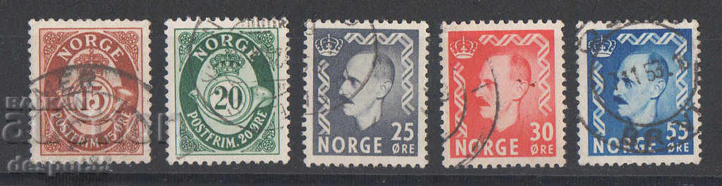 1951-52. Norvegia. Valori suplimentare.
