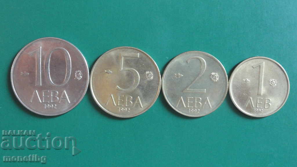 България 1992г. - 1,2,5 и 10 лева - 5 България 1992г. - 1,2,5 и 10 лева - 5