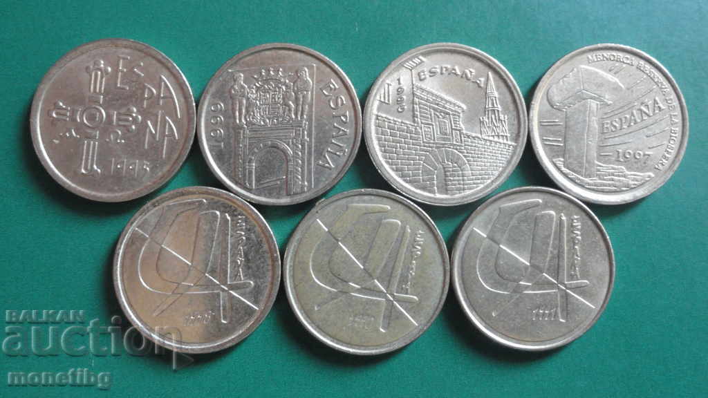 Аукцион Испания - 5 песети (7 броя) Аукцион Испания - 5 песети (7 броя)